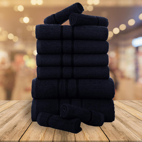 10 Piece Absorbent Cotton Towel Set